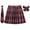 B132-Red, variant on Hessimy Girls Pleated Mini Skirt High Waist Tennis School Uniform Skirts 2-17 Years Candy Color Dopamine Tennis Skirt Badminton Skirt (Pink,XXL)