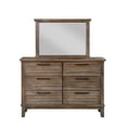 thumbnail image 6 of New Classic Cagney 5-Piece Wood Queen Bedroom Set with Nightstand in Brown, 6 of 16