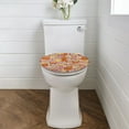 thumbnail image 2 of ZIATUBLE Hippie Flower Toilet Lid Dust Cover Elastic Toilet Lid Covers for Bathroom Decoraction Soft Cozy Flannel Elongated Toilet Lid Cover Elongated Lids Fits Most Toilet Lids, 2 of 6