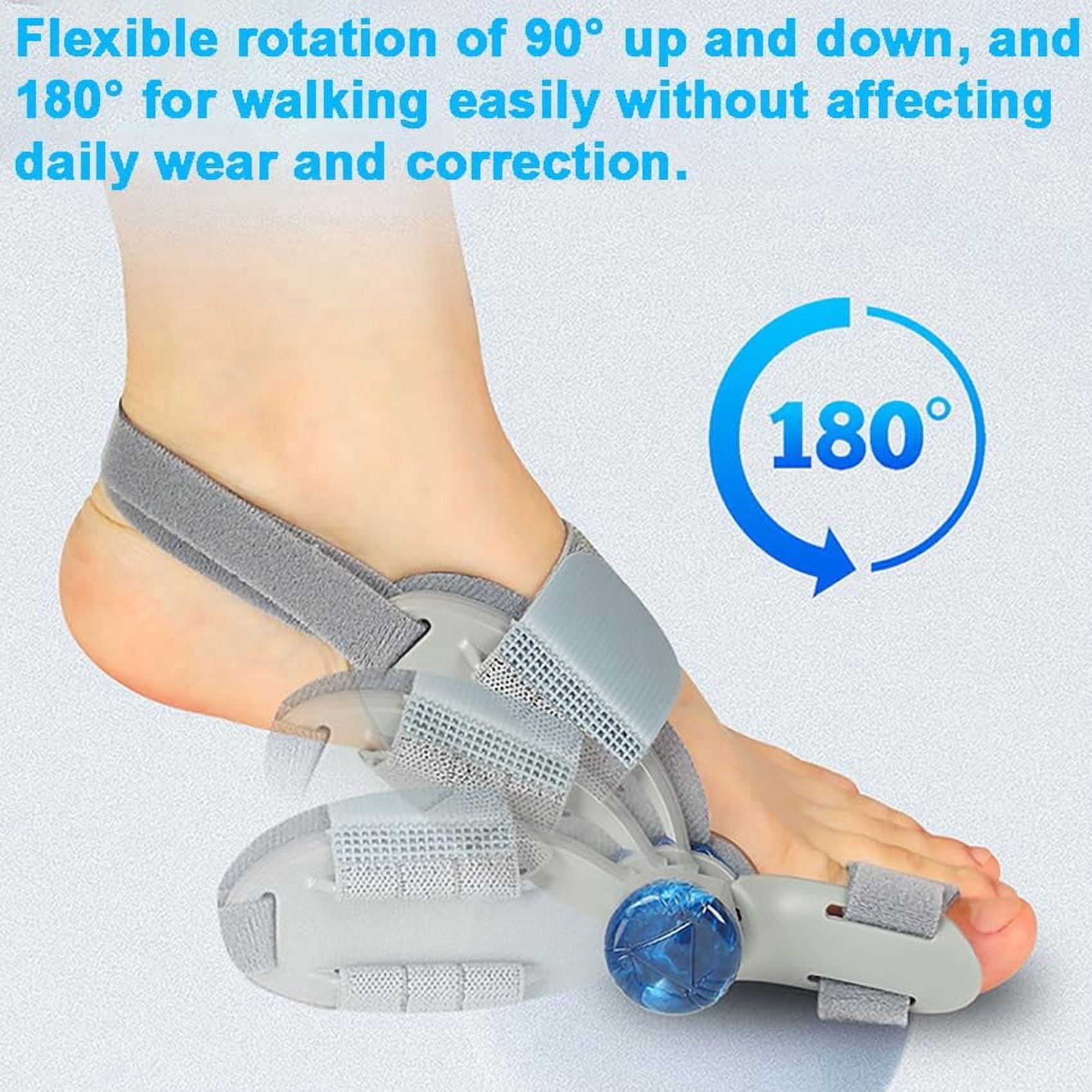 Pro V2 Adjustable Bunion Corrector Toe Straightener - Big Toe Pain Relief Support Splint for Men Women, One Size Fits All, Breathable Comfort
