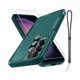 thumbnail image 1 of Chenchen Case for Samsung Galaxy A36/A56, Full Body Heavy Duty Rugged Shockproof Protective Phone Cover with Lanyard Strap, Tempered Glass Screen Protector and Camera Lens Cover, Dark Green, 1 of 1
