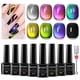 thumbnail image 1 of Set de esmaltes de uñas en gel MIZHSE Cat Eye con barra magnética, 8 colores, 1 of 8