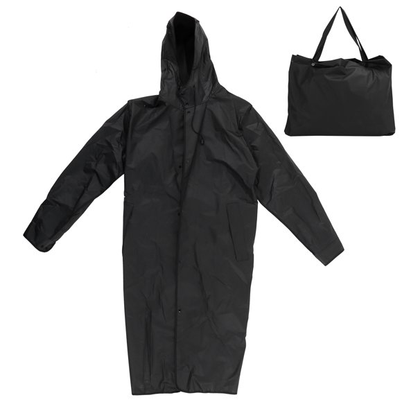 Qukaim Manteau de pluie à capuche portable en EVA imperméable pour camping, randonnée, équitation, XL, multicolore, 10