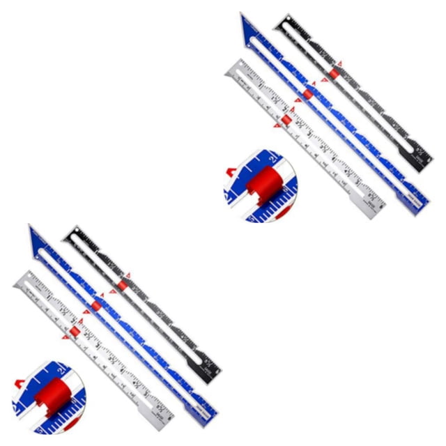 jesticaly 3pcs Sewing Measuring Tool Simplify Fabric Crafts With Accurate Measurements 2Set