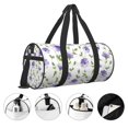 thumbnail image 3 of Easygdp Purple Chicory Bolsa de Viaje, Bolsa de Mano, Bolsa de Gimnasio, Bolsa de Equipaje para Viaje, 3 of 5