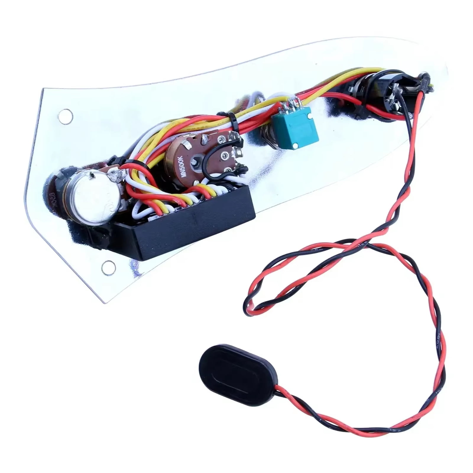 Guitar Prewired Harness 5 Way Prewired Loaded Prewired Control Plate Harness Converter Knobs Replacement for Guitar Part
