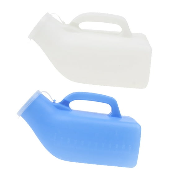 2 X 1000ml Portátil Al Aire Libre para Hombres, Botella de Almacenamiento de para r, Viaje para Acampar en Coche Macarena Botella de orina para hombre