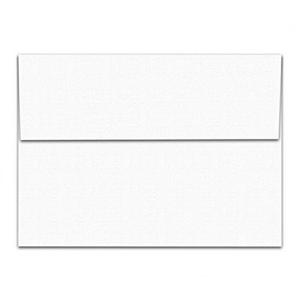White Linen Textured A7 Envelopes 50 Envelopes 5 1/4" x 7 1/4