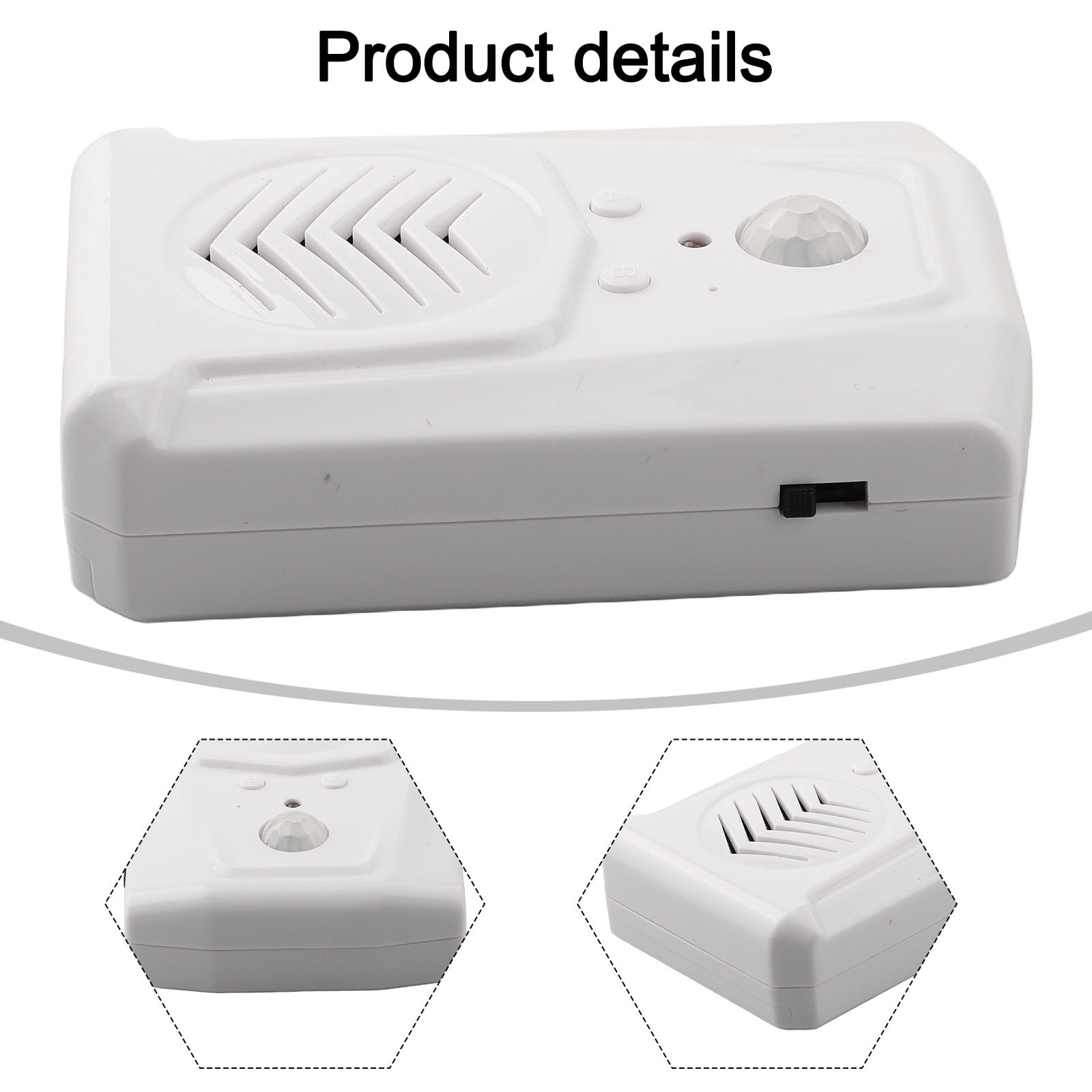 Usb Power Motion Sensor Alarm Mp3 Audio Player Infrared Induction Doorbell Smile Home