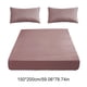 thumbnail image 3 of Sábana Ajustable con Elástico, Bolsillo Profundo, Cubrecolchón, Protector de Ropa de Cama con Fibra Suave, 200 x 150 cm para Cama Doble, Para Dormir, 3 of 6