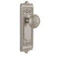 thumbnail image 4 of Grandeur Winwin_Prv_234 Windsor Solid Brass Rose Privacy Door Knob Set - Grey, 4 of 7