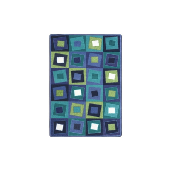 Off Balance 10'9" x 13'2" area rug in color Violet