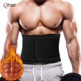 thumbnail image 2 of Cinturón de entrenamiento de cintura para hombres Qtree, cinturón adelgazante para adelgazar, corsé para quemar grasa, faja para sauna, faja para el sudor, faja para fitness, 2 of 5