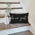 thumbnail image 4 of Farmhouse Throw Pillow Cover 12x20 Inch Be Our Guest Pillow Cover Beige Cozy Relax Decorations Lumbar Decorative Pillow Case for Home Guest Room Bedroom Essentials Couch Sofa Bed Decor, 4 of 6