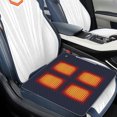 thumbnail image 2 of Cojín para Asiento Camping Al Aire Libre Silla Con Calefacción Plegable Eléctrica 4 Zonas Alimentación USB/tipo C Viajes en Coche Estadio Y Parque, 2 of 8