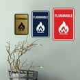 thumbnail image 2 of Signs ByLITA Portrait Round Flammable Sign (Red) - Medium, 2 of 5