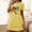 Yellow, variant on Zorckvet Loose Nightgowns for Women Soft Pullover Night Shirts Plus Size Sleep Shirts Short Sleeve Sleepshirt for Women