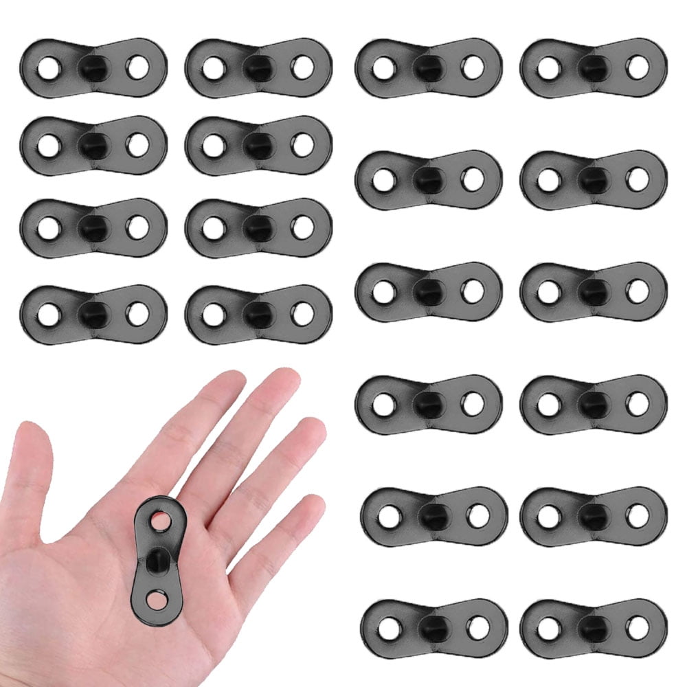 20 Pieces Aluminum Alloy Guyline Cord Adjuster Tent Tensioners Tent