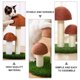 thumbnail image 5 of Rascador para gatos con forma de hongo, tablero de sisal, juguete para rascar, 5 of 6