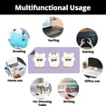 thumbnail image 3 of Kawaii Baby Bear Pattern Mouse Pad,Desk Mat,Game Mat,Makeup Table Mat,Varied Use Mat for Office/Home/Study Girls Boys(31.5''''X15.7'''''',Purple&Baby Bear), 3 of 6