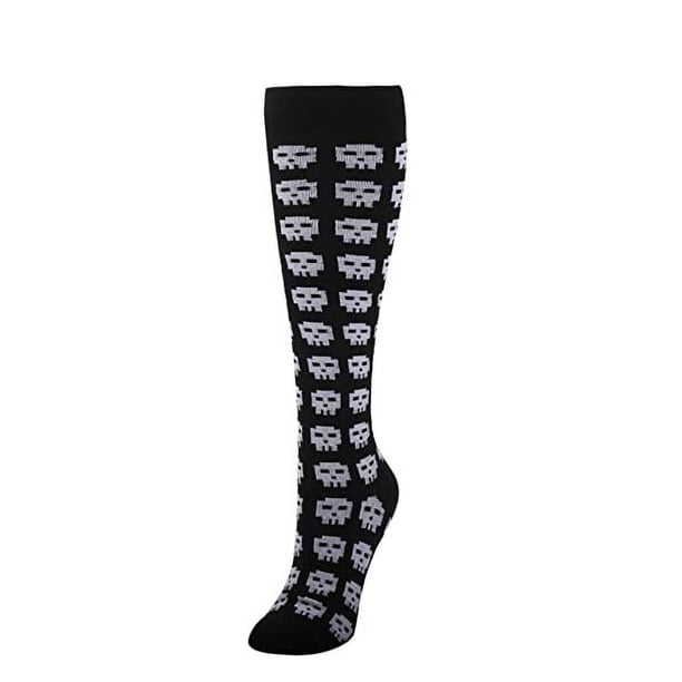 Nuevos calcetines de presión navideños populares, medias de compresión para adultos de Halloween transfronterizas, calcetines elásticos de tubo, venta al por mayor