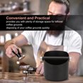 thumbnail image 5 of Coffee Knock Box Stainless Steel Coffee Grounds Knock Box with Knock Bar for Cafes Western Restaurants Bars Home Kitchen, 5 of 5