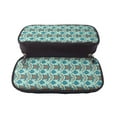 thumbnail image 5 of Lsque Turtles And Seahorses Printed Big Capacity PU Leather Pencil Case Large Pencil Pouch Stationery Pen Bag Pencil Holder for Teen, 5 of 6