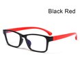 thumbnail image 1 of 1PC Kids Boy Girl Anti-blue Light Glasses Ultra Light Frame Protection Eyeglasses Student Computer Online Study Classes Eyewear 4-black red, 1 of 6