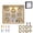 Brown, variant on DIY Mini Museum Silhouette Box, Mini Museum Kit, DIY Gold Frames Silhouette Box with Lights Figurines Gold Frames for Anniversary, Wedding, Birthday & Home Décor (White)