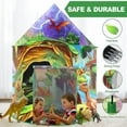 thumbnail image 4 of Nicecastle Dinosaur Kids Tent Play Tent Boys Girls Indoor Outdoor Pop up Tents Foldable Toddler Baby Playhouse Child Playroom Children's Pretend Party Toy Fort House Birthday Gift Kid Tent, 4 of 7