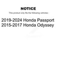 thumbnail image 2 of CMX Front Disc Brake Rotors and Ceramic Pads Kit for Car Honda Odyssey Passport K8C-100631, 2 of 11