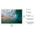 thumbnail image 2 of Beachbreak Tube - Hawaiian Breaking Wave - Hawaii - From an Original Color Photograph by Paul Topp - Master Art Print (Unframed) 13in x 19in, 2 of 4