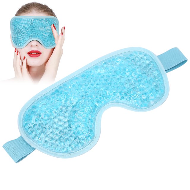 Paquetes de Ojos de Hielo de Spa, Boads de Gel Reutilizables Reutilizables Paquetes de Ojos Convenientes Con Correa Elástica para la Mayoría de Las Personas para Aliviar Los