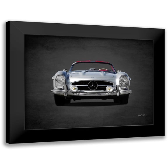Rogan, Mark 14x12 Black Modern Framed Museum Art Print Titled - Mercedes Benz 300SL 1958