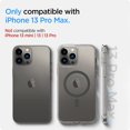 thumbnail image 2 of IBAOLEA Ultra Hybride Mag [Technologie Anti-Jaunissement] Compatible avec MagSafe Conçu pour Étui iPhone 13 Pro Max (2021) - Graphite Graphite, 2 of 8