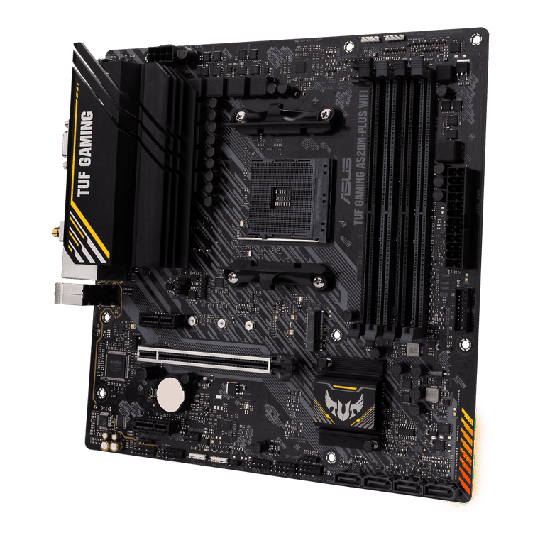 ASUS TUF Gaming A520M-PLUS WiFi AMD AM4 microATX Motherboard ASUS TUF Gaming A520M-PLUS WiFi AMD AM4 microATX Motherboard