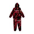 thumbnail image 2 of nsendm Girls Childrenscostume Big Kid Clothes Its A Small World Blanket Children's Valentine's Day Hearts and Petals Print Kid's Casual Cartoon Sweatpants for(Black,13-14 Years), 2 of 4