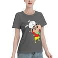 thumbnail image 2 of Women's Basic Short Sleeve T-Shirt Crayon Shin Chan, 2 of 6