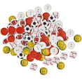 thumbnail image 3 of Mixed Pattern Wooden Buttons, Basketball Football Wooden Buttons  For Substitute Children's Clothes For Children To Play And Creat, 3 of 8