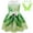 B, variant on Princess Tiana Fairy Costume Dress up for Girl Birthday Party Fancy Outfits