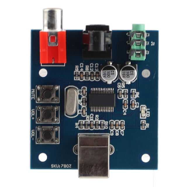 High quality USB input coaxial optical fiber HIFI sound card decoder PCM2704USB