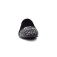 thumbnail image 3 of Men's Black and Silver Suede Wedding Party Loafers By Roma Rio 5642, 3 of 6