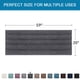 thumbnail image 5 of Alfombra de baño H.VERSAILTEX, extra larga, absorbente, gris, 5 of 6
