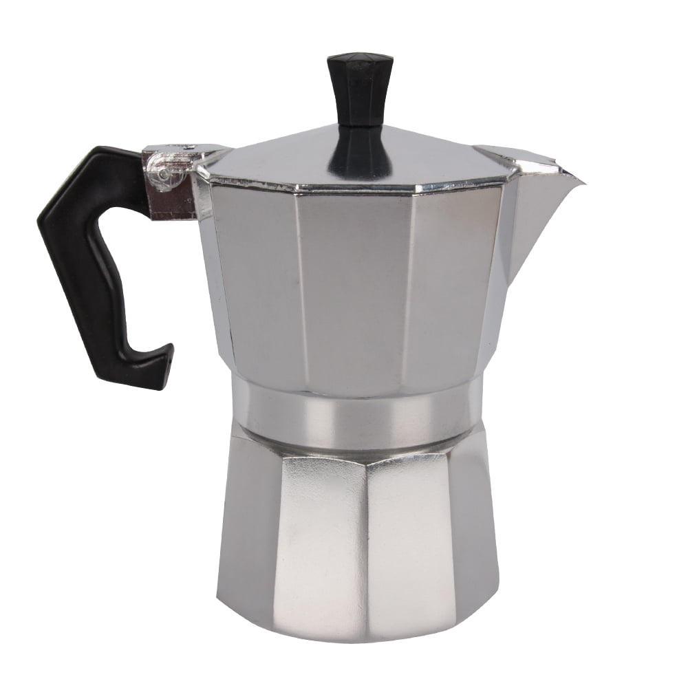 Beige /& Red Compact Design Moka Pot 150 ml 3 Person Delicious Coffee Recipes, BiggDesign Espresso Machine