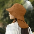 thumbnail image 5 of HJYCHN Lightweight Fisherman Sun Hat for Outdoor Hiking Travel and Summer Beach Activities Coffee One Size, 5 of 5