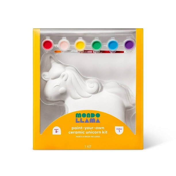 PaintYourOwn Ceramic Unicorn Kit Mondo Llama