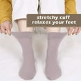 thumbnail image 3 of Myclong Women Thin Cotton Socks, Soft Cotton Bootie Socks Women Above Ankle Crew Socks 5 Pairs, 3 of 11