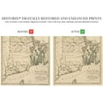 thumbnail image 3 of HISTORIX Vintage 1797 Rhode Island Map - 24x36 Inch Vintage Map of Rhode Island Wall Art Decor - Rhode Island Poster Shows Counties and Subdivisions - Place names in German and/or English (2 Sizes), 3 of 3
