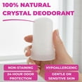 thumbnail image 6 of Crystal Deodorant Stick for Women, 2.12 oz/60g - Unscented 2 Pack, 6 of 9