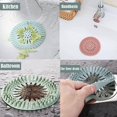thumbnail image 5 of 4 Uds. Protector de silicona para desagüe de ducha, tapón para el pelo para bañera, fácil de instalar y limpiar, traje para bañera de baño, 4 Uds., 5 of 5